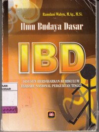 Image of ILMU BUDAYA DASAR