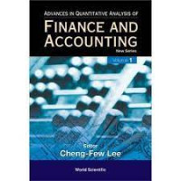 Advances In Quantitative Analysis Of Finance And Accounting