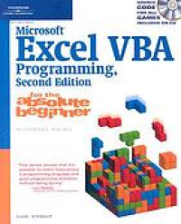 Image of Microsoft Excel VBA programming for the absolute beginner