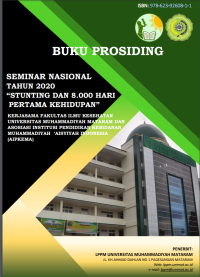 Image of BUKU PROSIDING SEMINAR NASIONAL TAHUN 2020  STUNTING DAN 8000 HARI PERTAMA KEHIDUPAN